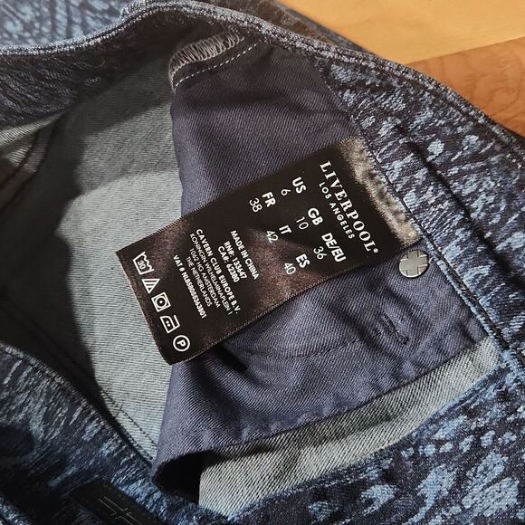 Liverpool Women's Patterned Skinny Jeans - SIZE 6 - Picture 6 of 11